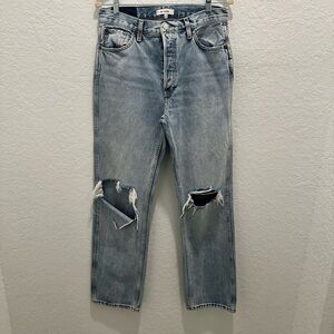 Re/Done 90’s Light Blue Jeans - Classic Ripped Style